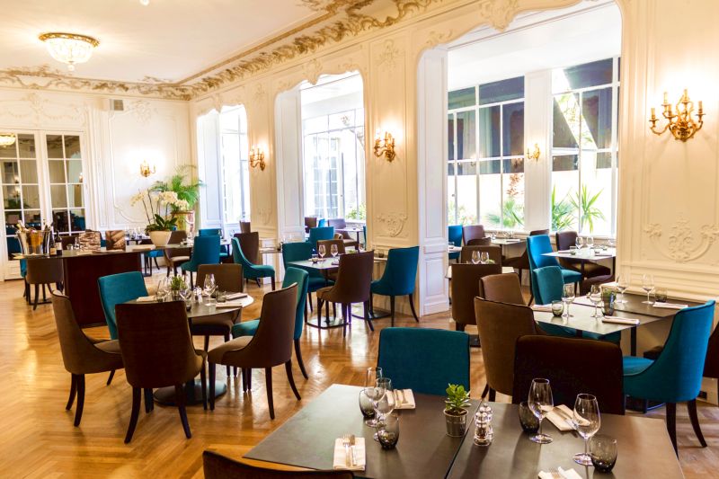 Kunstreise Okzitanien-Speisesaal Hotel Oceania