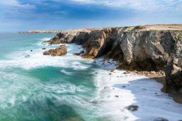 bretagne frankreich Klippen von Quiberon