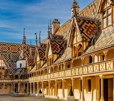 Dijon Dach des Hôtel-Dieu