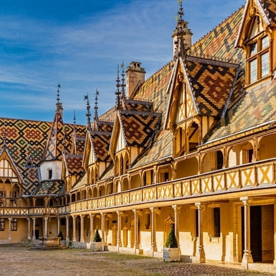 Dijon Dach des Hôtel-Dieu