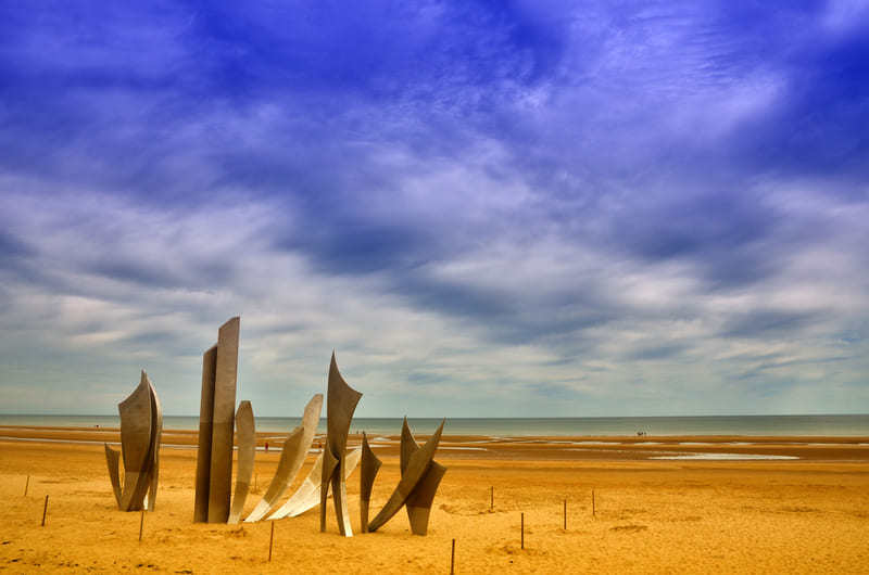 normandie frankreich Omaha Beach Denkmal