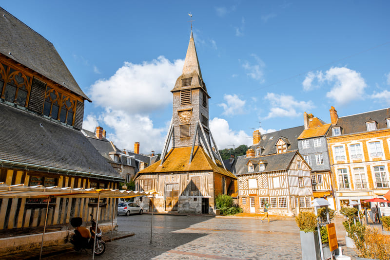 normandie frankreich St. Catherine Kirche in Honfleur