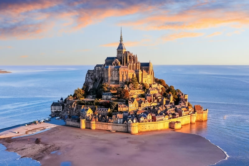 Dinard - Klosterberg Mont St Michel und Meer