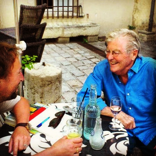 Peter Mayle und Andreas Heineke im Luberon